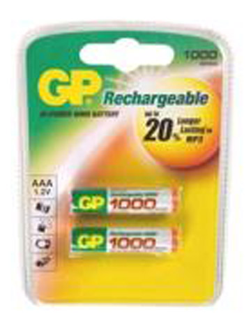 Картинка Аккумулятор GP AAA1000mAh от магазина "Электрон-Маркет"