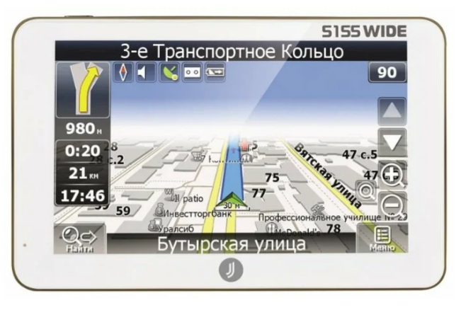 Картинка Навигатор CONNECT GPS 5155 W от магазина "Электрон-Маркет"