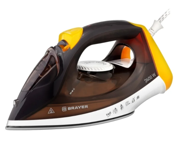 Картинка Утюг BRAYER 4003 2400Вт керамика от магазина "Электрон-Маркет"