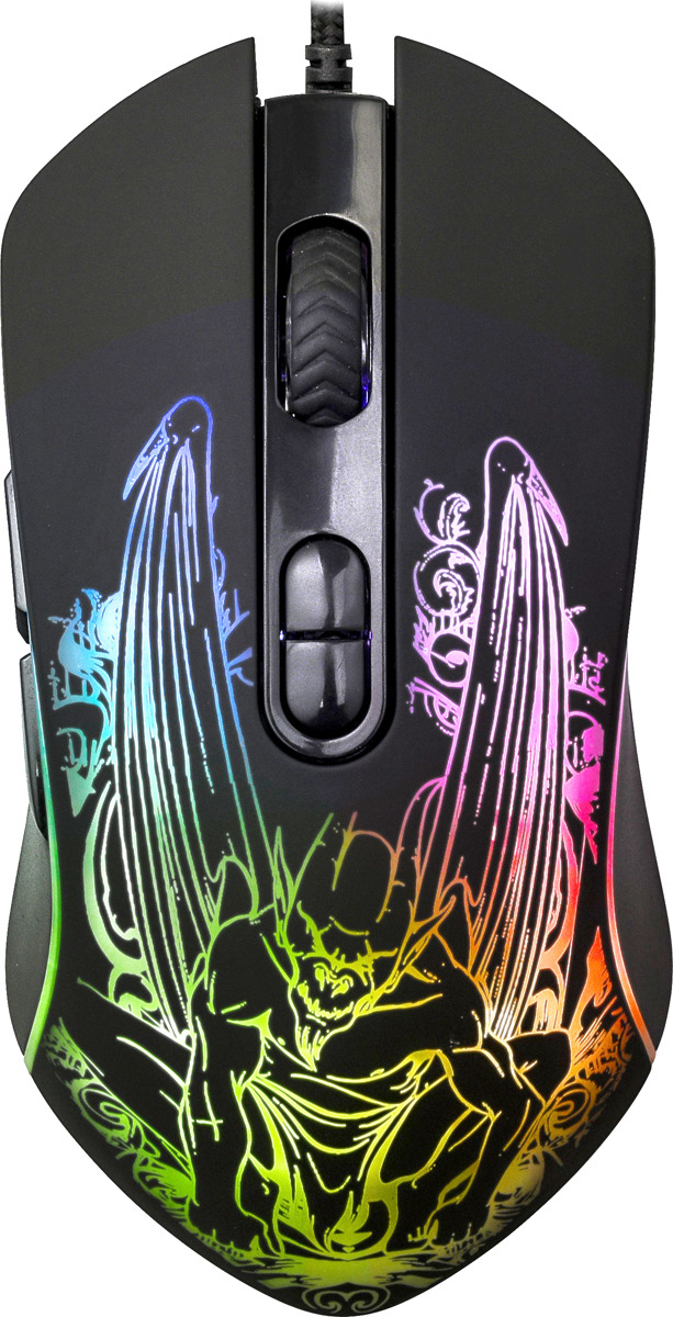 Картинка Мышь Qumo Gothic M51 игр.,3200dpi от магазина "Электрон-Маркет"