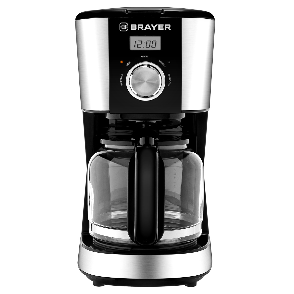 Картинка Кофеварка BRAYER 1122 1,5л 900Вт от магазина "Электрон-Маркет"