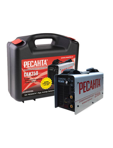 Картинка Сварочный инвертор РЕСАНТА 250 кейс от магазина "Электрон-Маркет"