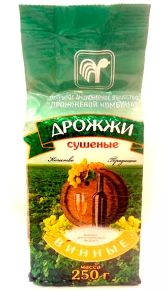 Картинка Дрожжи винные 250г  от магазина "Электрон-Маркет"