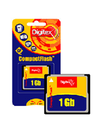 Картинка Карта памяти DIGITEX Compact Flash 1Gb(45х) от магазина "Электрон-Маркет"