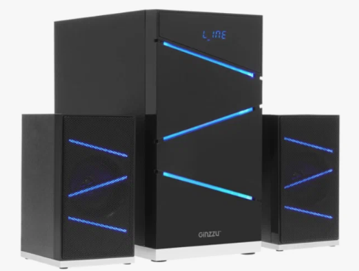 Картинка Акустика GINZZU GM-420 2.1 65W от магазина "Электрон-Маркет"