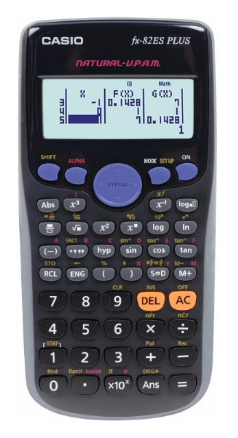 Картинка Калькулятор CASIO FX-82ES PLUS черн от магазина "Электрон-Маркет"