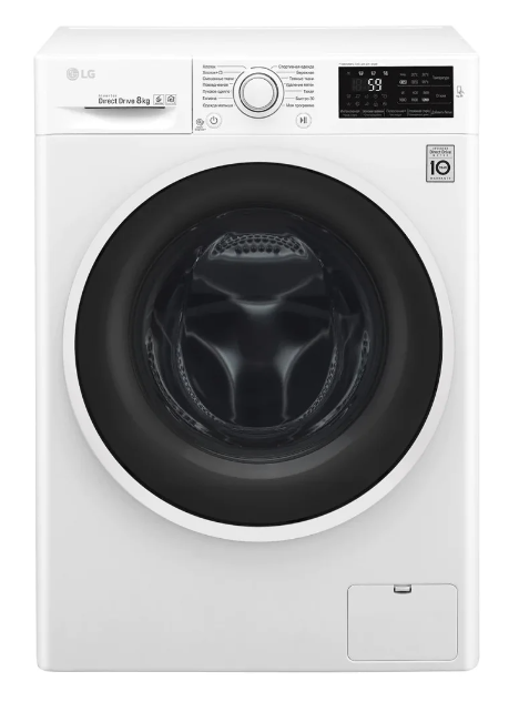 Картинка Стиральная машина LG F 2J6TN0W 8кг/1200об от магазина "Электрон-Маркет"