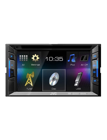 Картинка А/магнитола JVC KW-V11EE 2DIN от магазина "Электрон-Маркет"