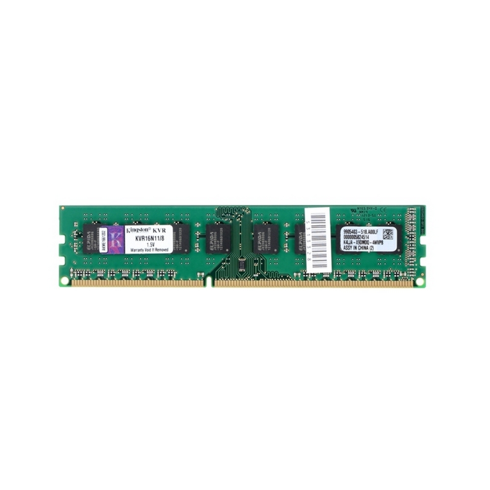Картинка Оперативная память DIMM DDR3 8GB PC12800 Kingston KVR16N11H/8 от магазина "Электрон-Маркет"
