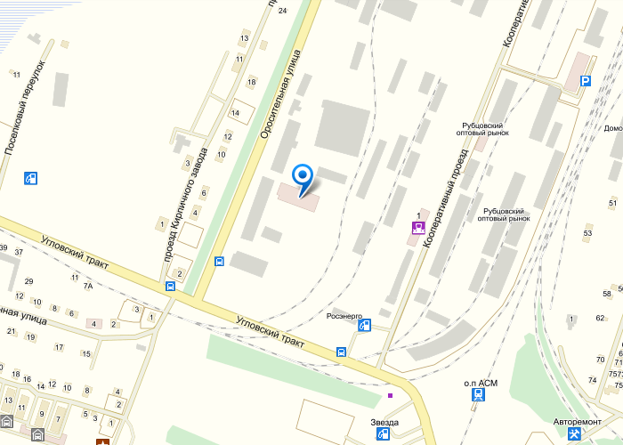 Карта рубцовска, Электрон-маркет.